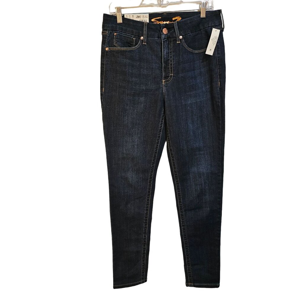 NWT Seven7 Woman's Size 10 Denim Jeans McKay Tummy Less High Rise Skinny NEW